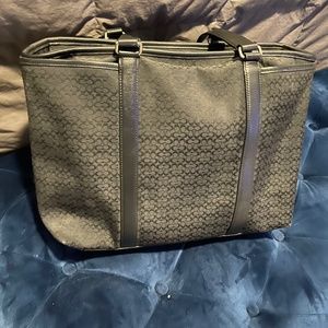 Coach signature tote/baby bag/work bag